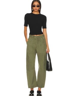 Sundance Barrel Forest Green Patch Pocket Pants